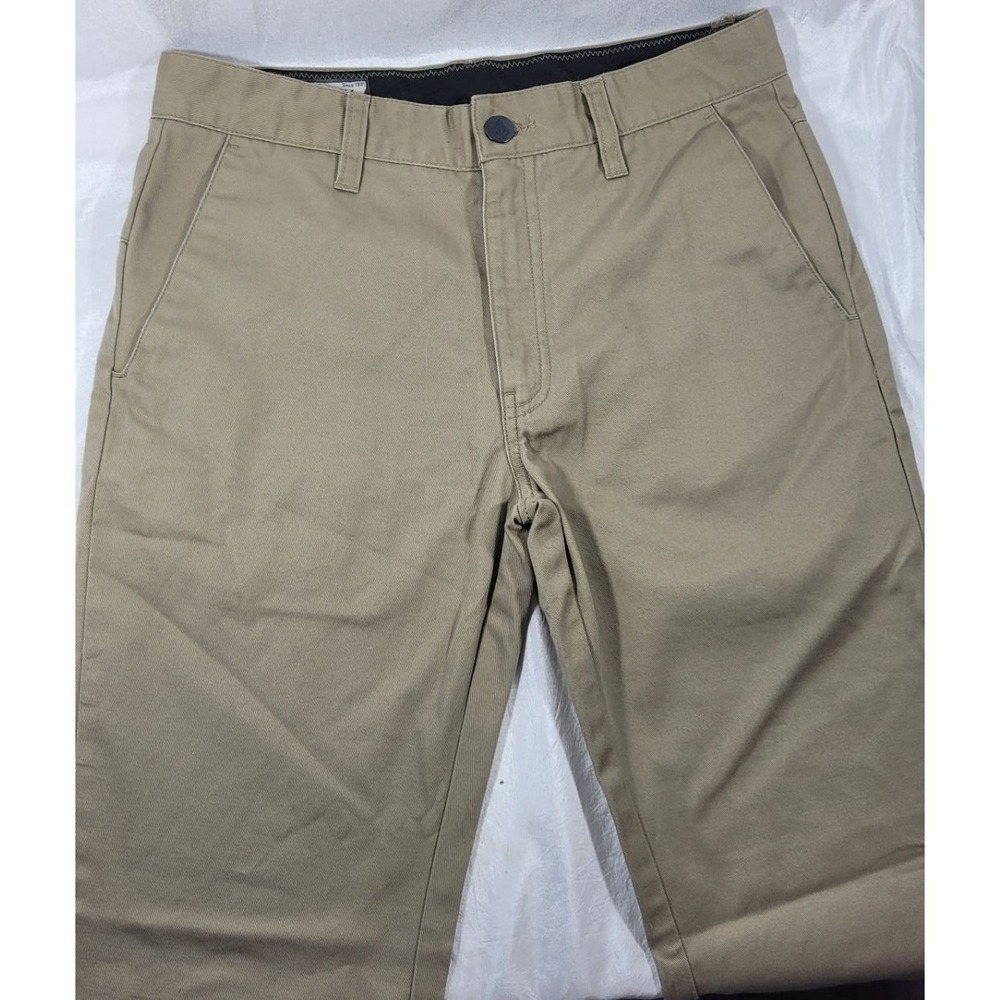 Volcom Boy's Youth VMonte Tan Chino Pants - #C11412S1 - USA Size 28/16